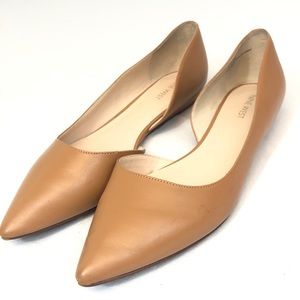 NINE WEST nude flats 10 sage